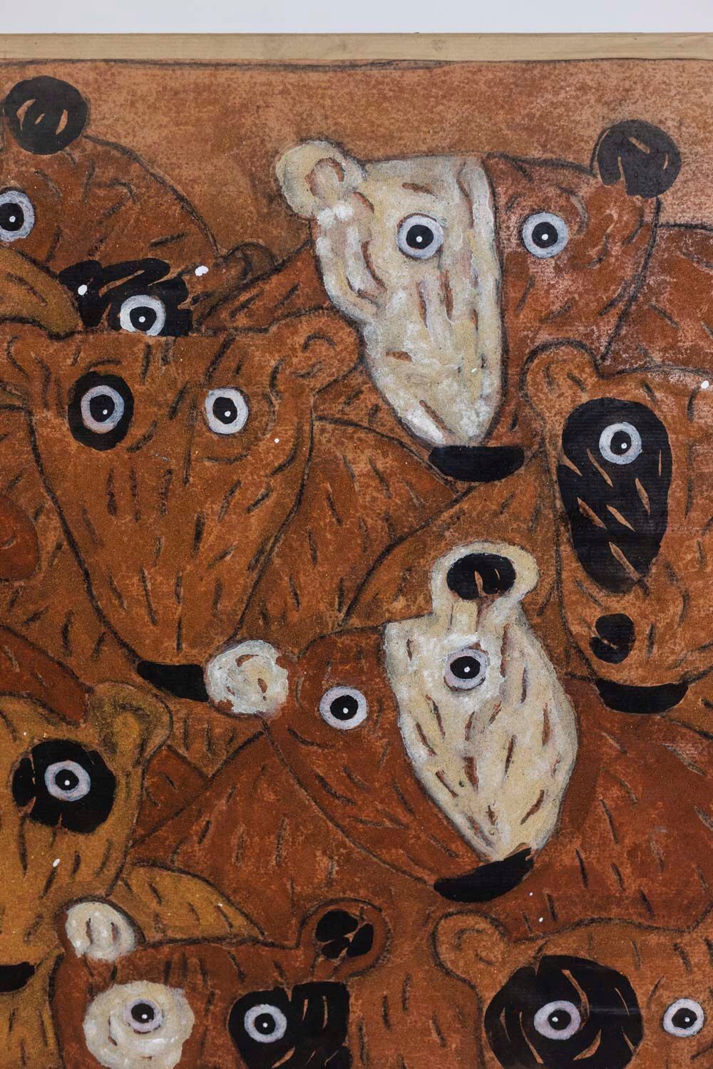 Hervé Maury, Painting of bears, contemporary work