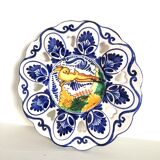 Openwork ceramic dish Deruta style
