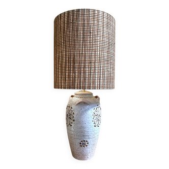 Vintage ceramic lamp by Aldo Londi for Bitossi Italy 1960s
