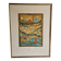 Lithographic table stylised figurative composition sailing boat Judith Bledsoe