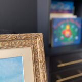 Framed painting