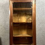 Parisian library in Louis XVI style in marquetry and gilded bronzes circa 1850