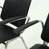 Set of 2 Tubular Armchairs by Gebroeders de Wit 1960s