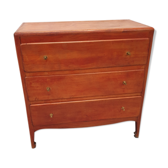 Commode vintage 3 tiroirs des années 50/60