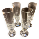 Set of 4 Speigelau champagne flutes