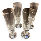 Set of 4 Speigelau champagne flutes