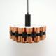 Copper lamp by Wener Schou for Coronell Elektro, 1970s