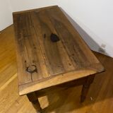 Table pétrin dauphinois en noyer
