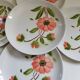 5 dessert plates from Moulin des Loups, Orchies, Gisèle model