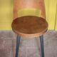 Chaise Baumann modèle Mondor, chaise bois vintage, chaise d'appoint