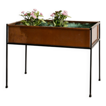 Swedish Mid Century Copper Metal Planter Hans-Agne Jakobsson, 1950s