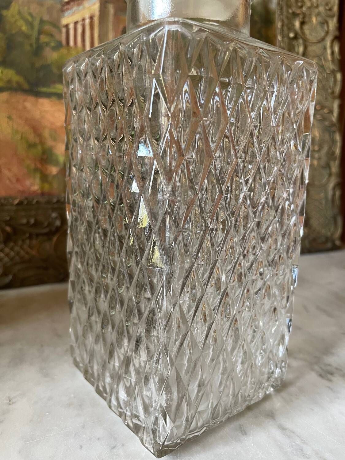 Carafe à whisky en verre