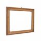 Miroir dans un cadre décoratif en or, Pologne, début du XXe siècle.