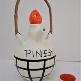 pineau bottle and ceramic cup by Lili Voltz 60s