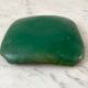 Ashtray abstract design in ceramic and leather 50s-60s