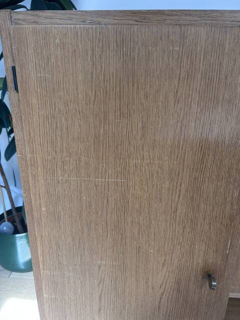 Vintage storage secretary desk
