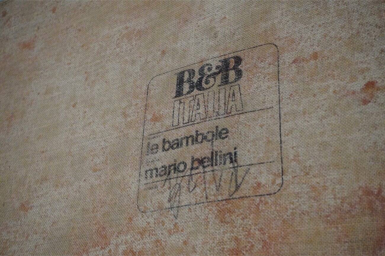 Vintage Two-Seater Sofa by Mario Bellini for B&B Italia, 1970s