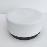 Round opaline and bakelite wall lamp Lumisec D.20cm