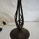 Lampe art déco en fer forgé