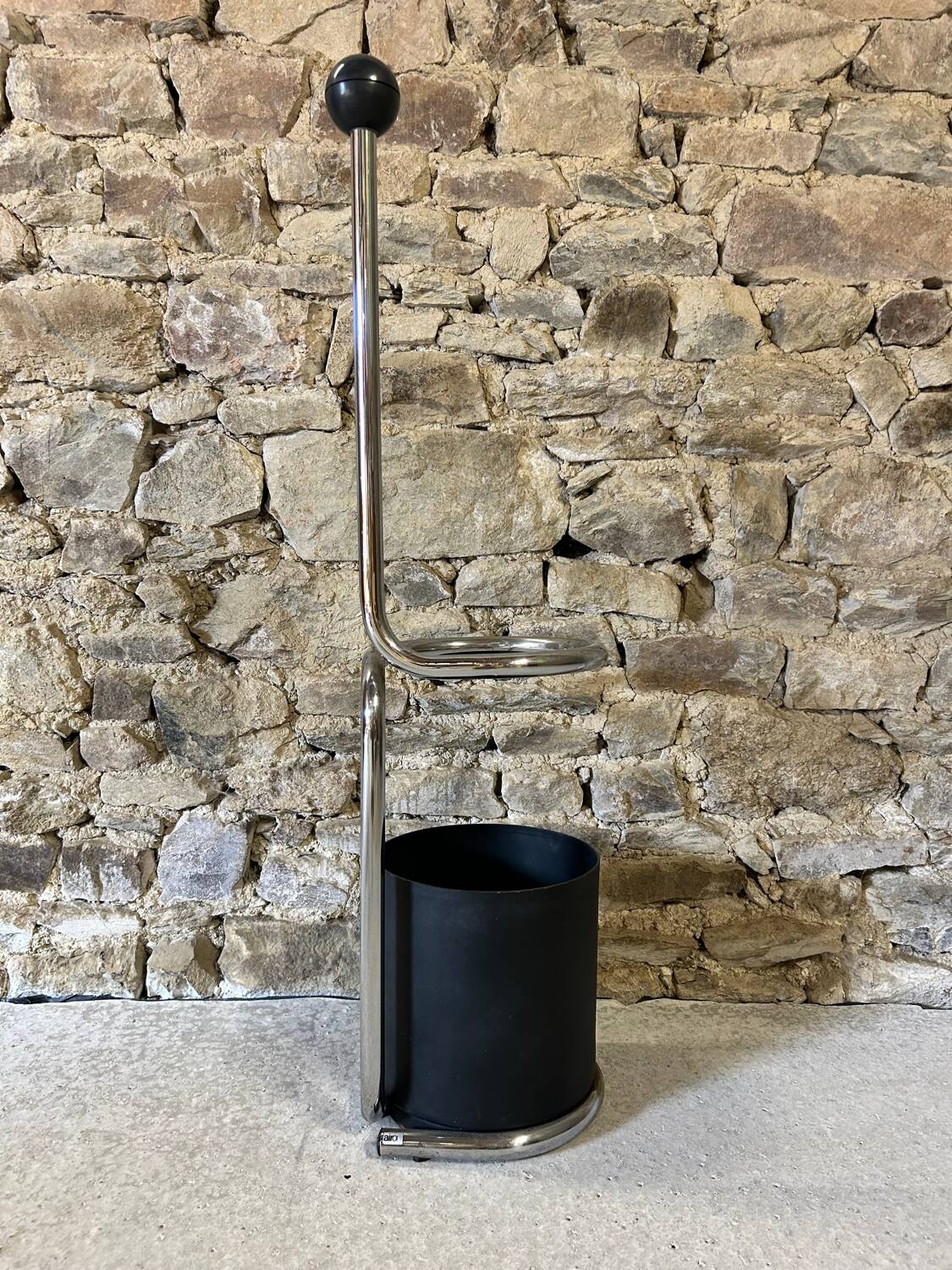 Metal umbrella stand by Forma e Funzione for Airon 1980
