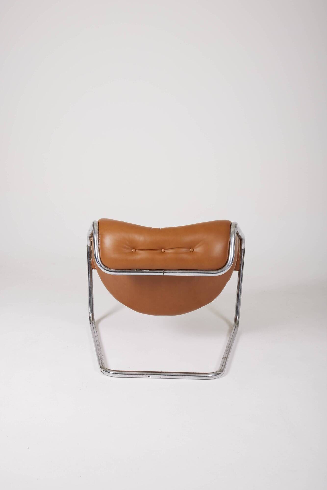 Fauteuil en cuir "Boxer" Kwok Hoi Chan pour Steiner, 1970s