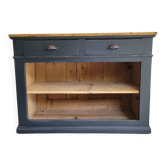 black console sideboard counter unit central island