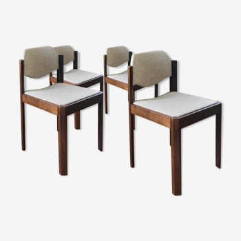 Series 4 Danish chairs, 1970