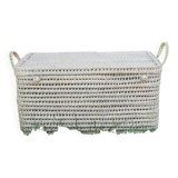 Wicker storage trunk - Palm leaf storage chest