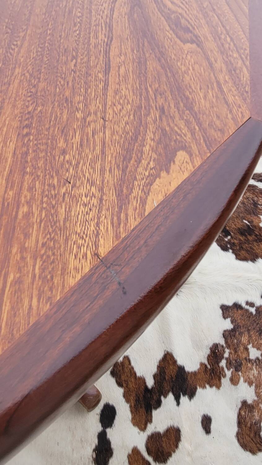 Vintage Scandinavian style table with 2 teak extensions, 1960s