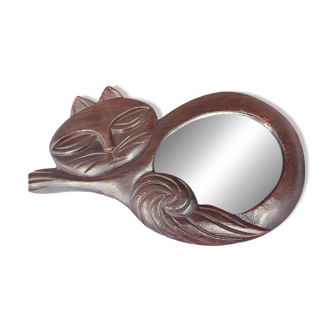 Miroir chat vintage