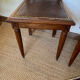 Pair of art deco style wooden chairs