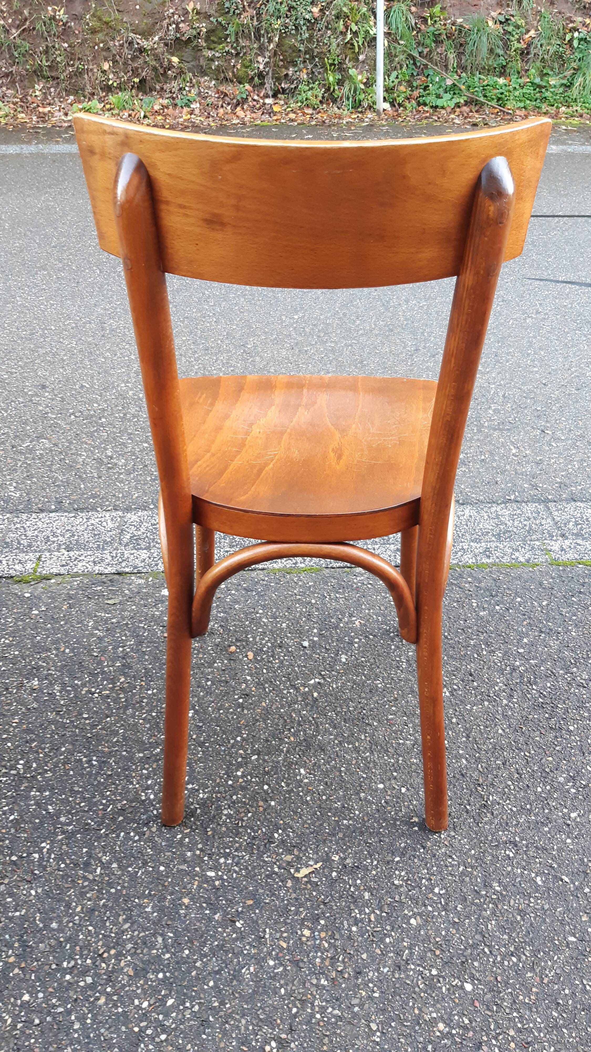 Bistro chairs 50s, set of 8
