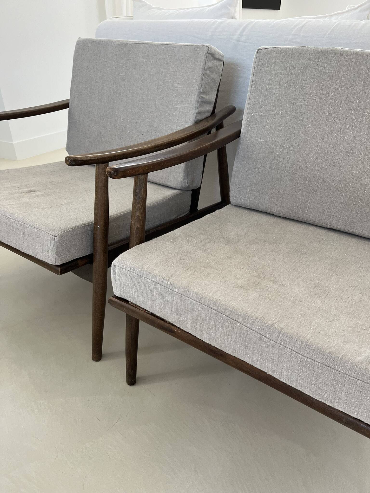 Pair of Scandinavian armchairs