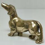 Solid brass dachshund 60s/70s