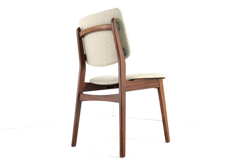 Set of 4 dining chairs 'Overpelt' - mid century dutch design in teak