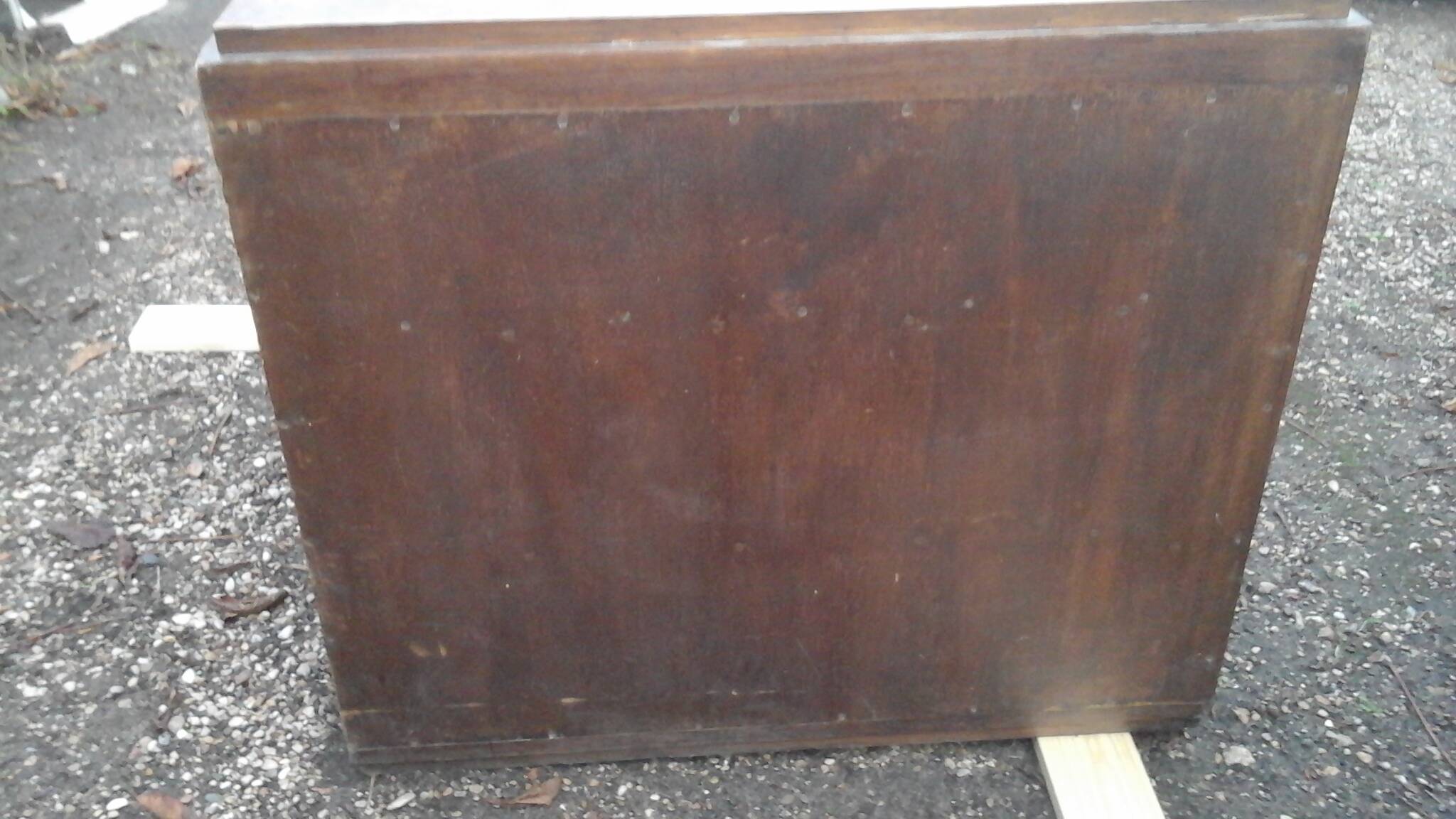 Oak art deco corner unit