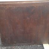 Oak art deco corner unit