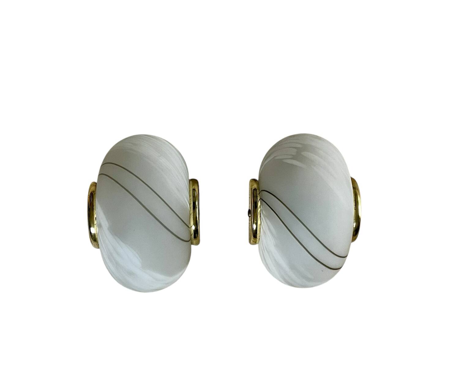 Paire d’appliques Murano vintage