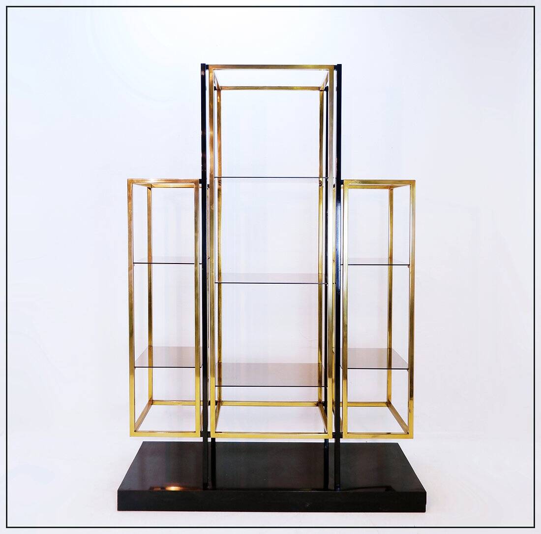 Mid-Century French Bookcase attributed by Kim Moltzer, 1970's