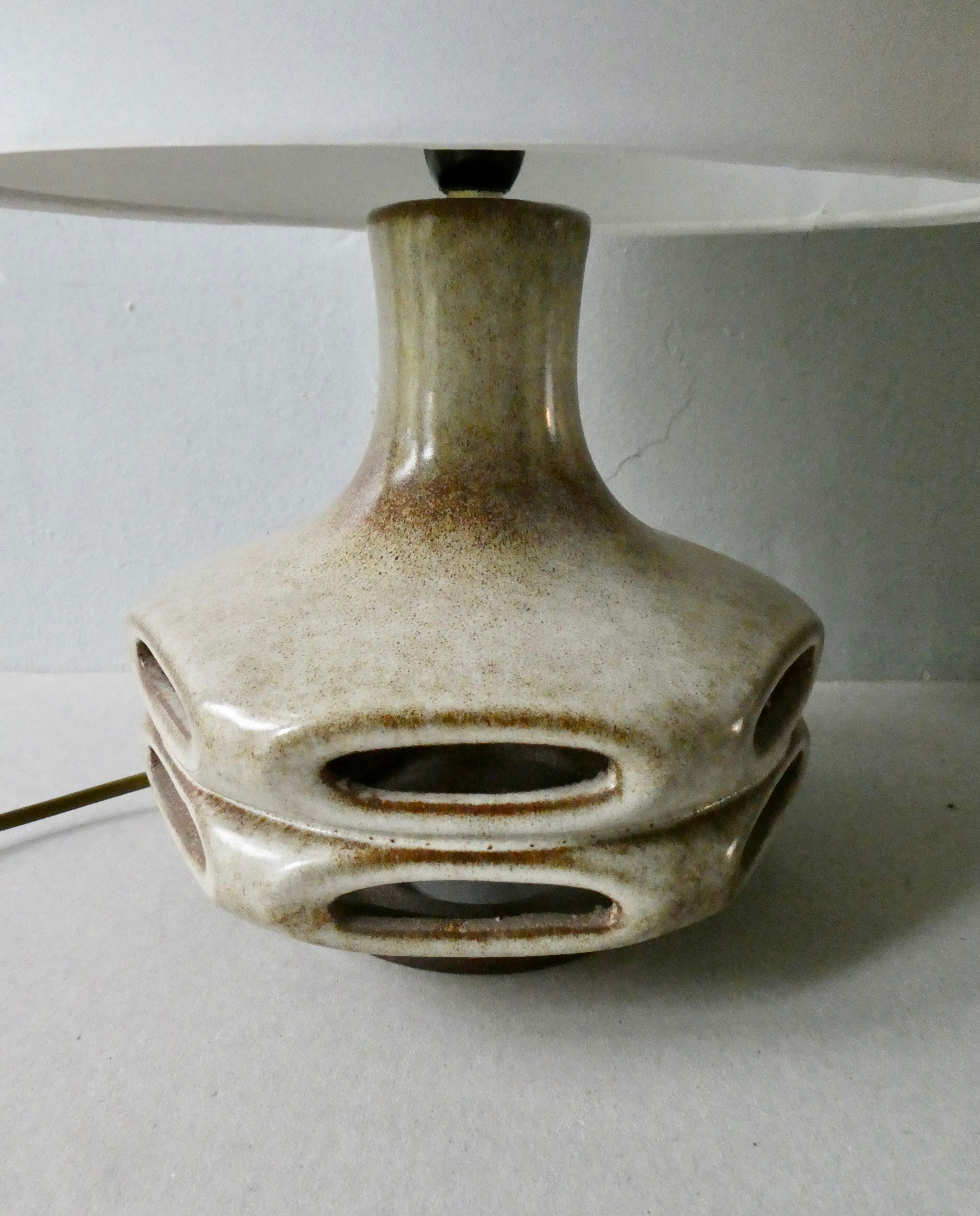 Stein Keramik open ceramic lamp, 1960s