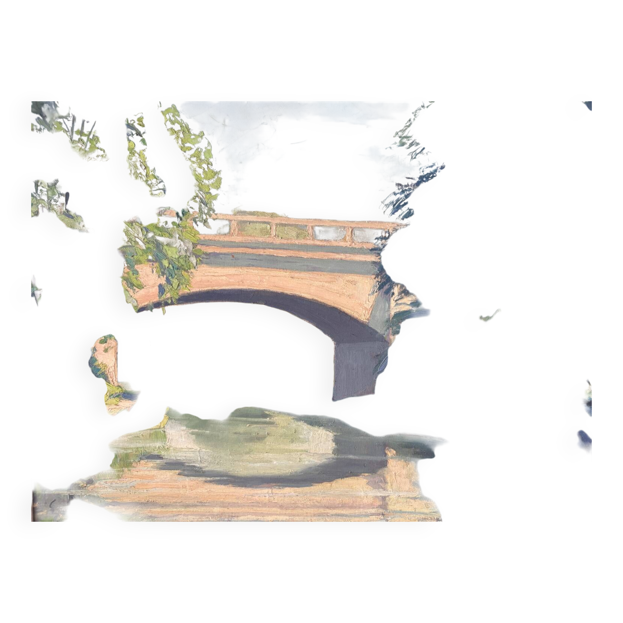 Paysage de pont du XXEME siècle