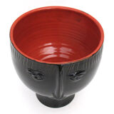 Anthropomorphic ceramic vase by Robert and Jean Cloutier