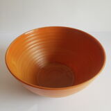 Vintage 70s Volcan brown opaline salad bowl