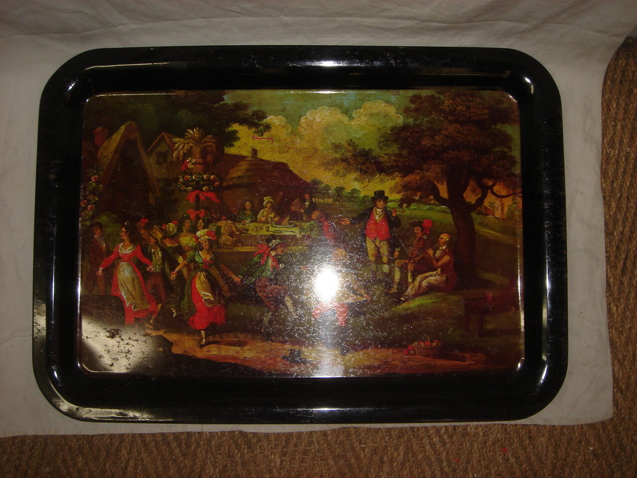 Tin service tray, Made in england