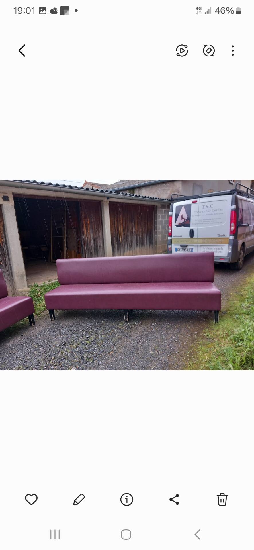 3 bistro benches