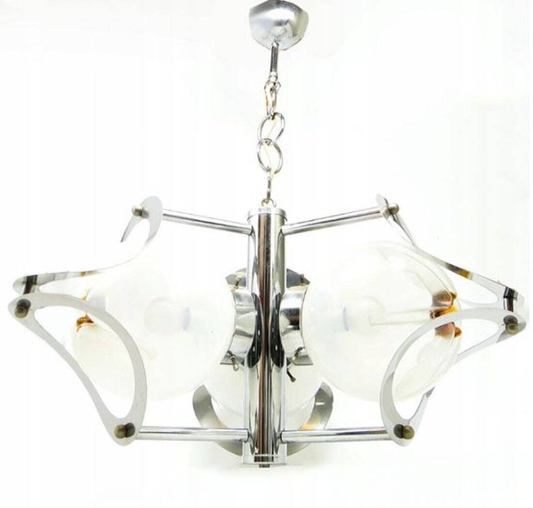 Mid-century Mazzega chandelier by Murano, Italy, 1970s