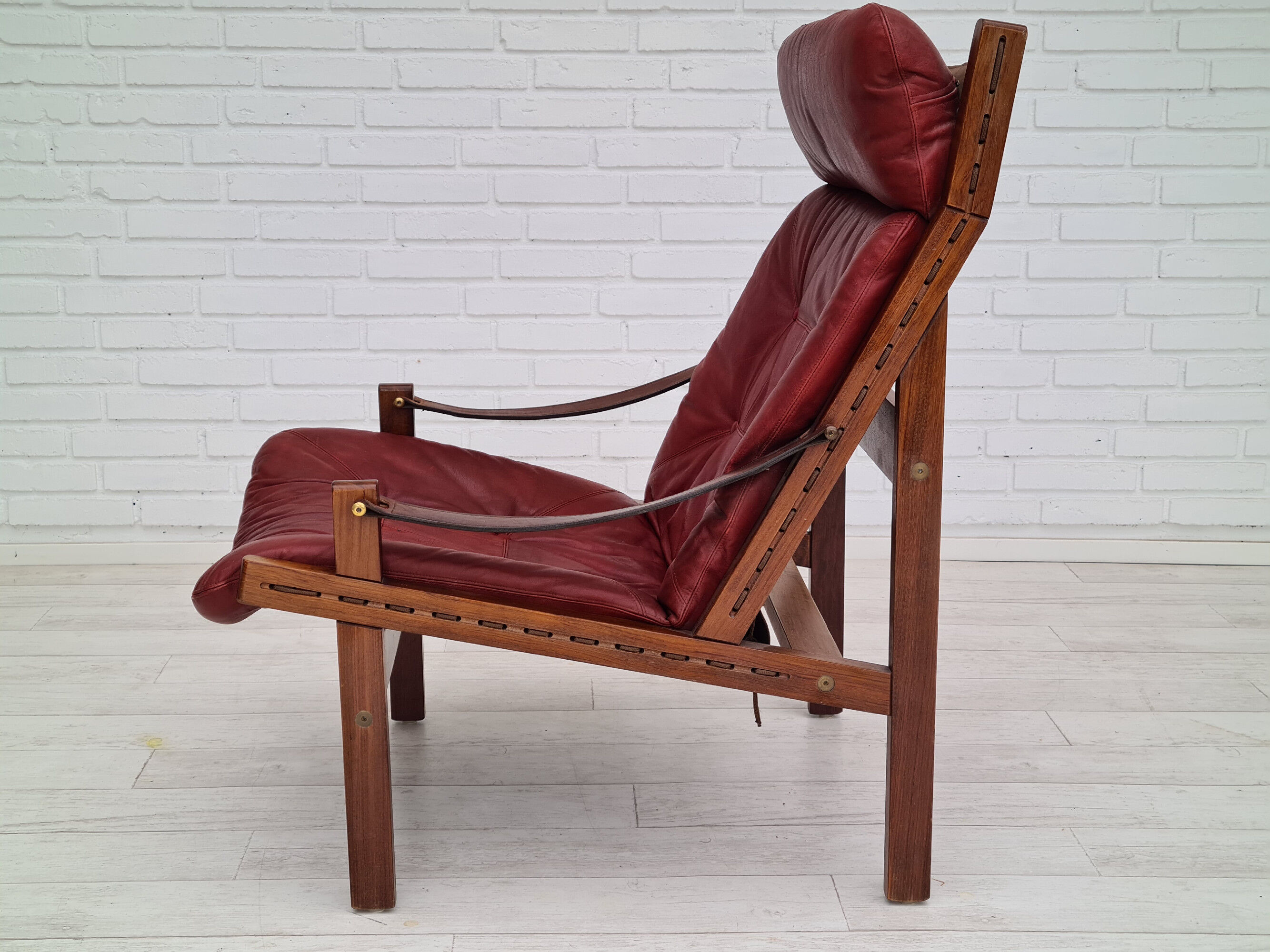 Fauteuil, années 70, teck