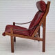 Fauteuil, années 70, teck