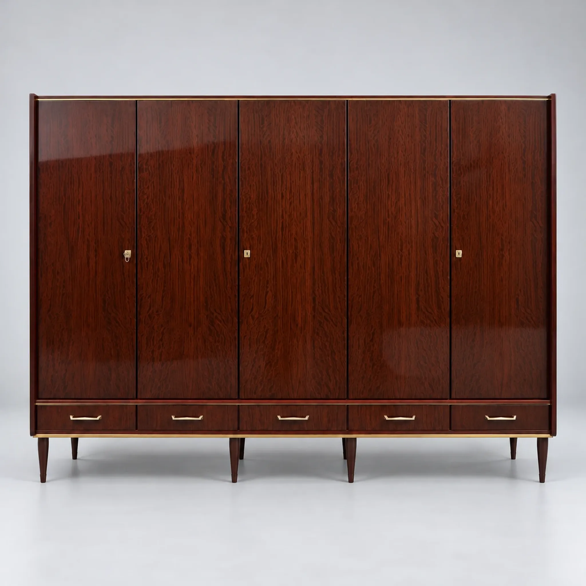 Large vintage design wardrobe from the 1950s