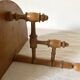 Pair of turned wooden bamboo style harnesses, 1920